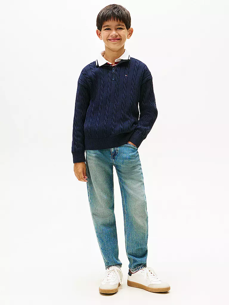 TOMMY HILFIGER | Jungen Pullover | dunkelblau