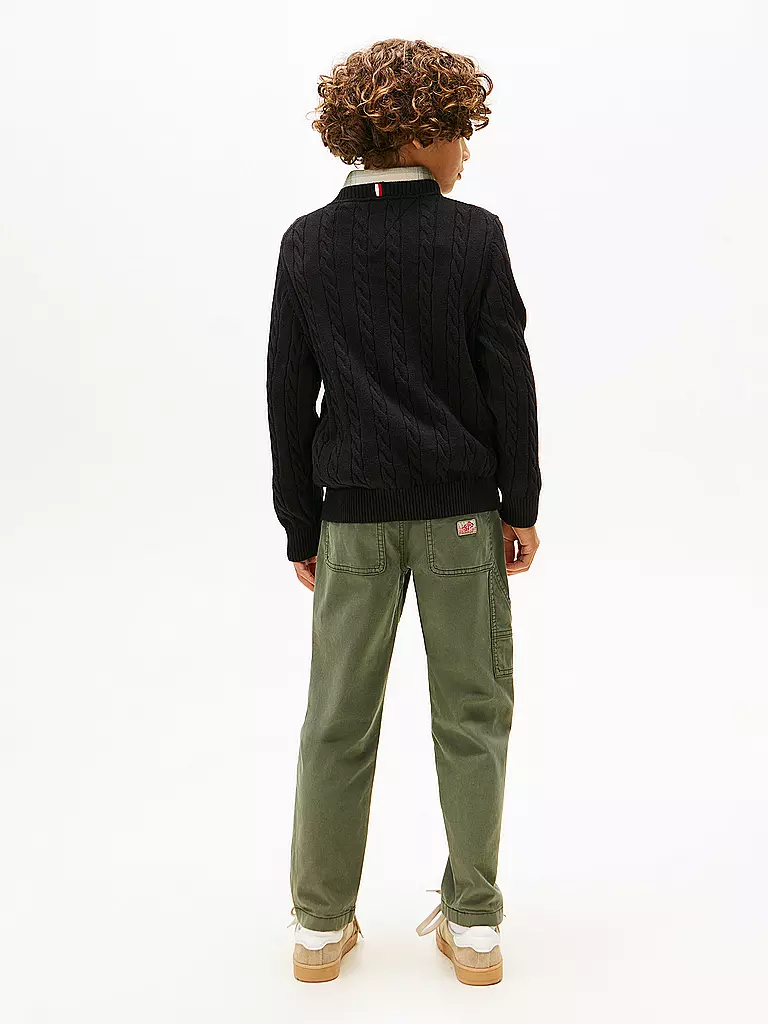 TOMMY HILFIGER | Jungen Pullover | schwarz