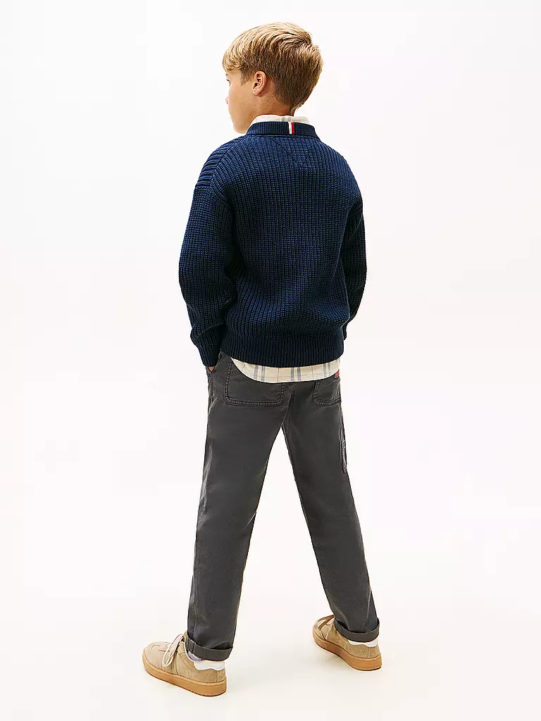 TOMMY HILFIGER | Jungen Pullover | dunkelblau