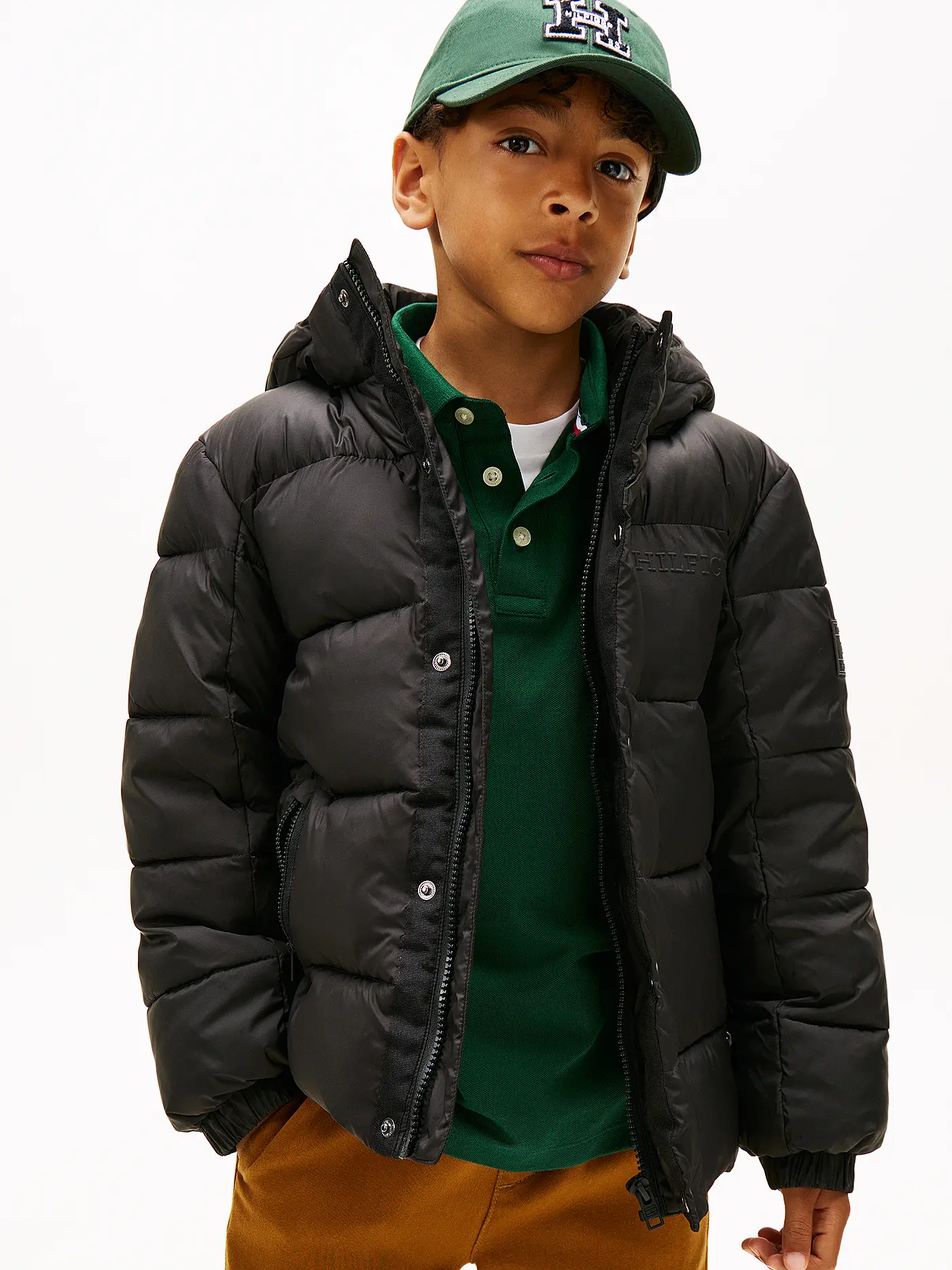 TOMMY HILFIGER | Jungen Steppjacke | schwarz