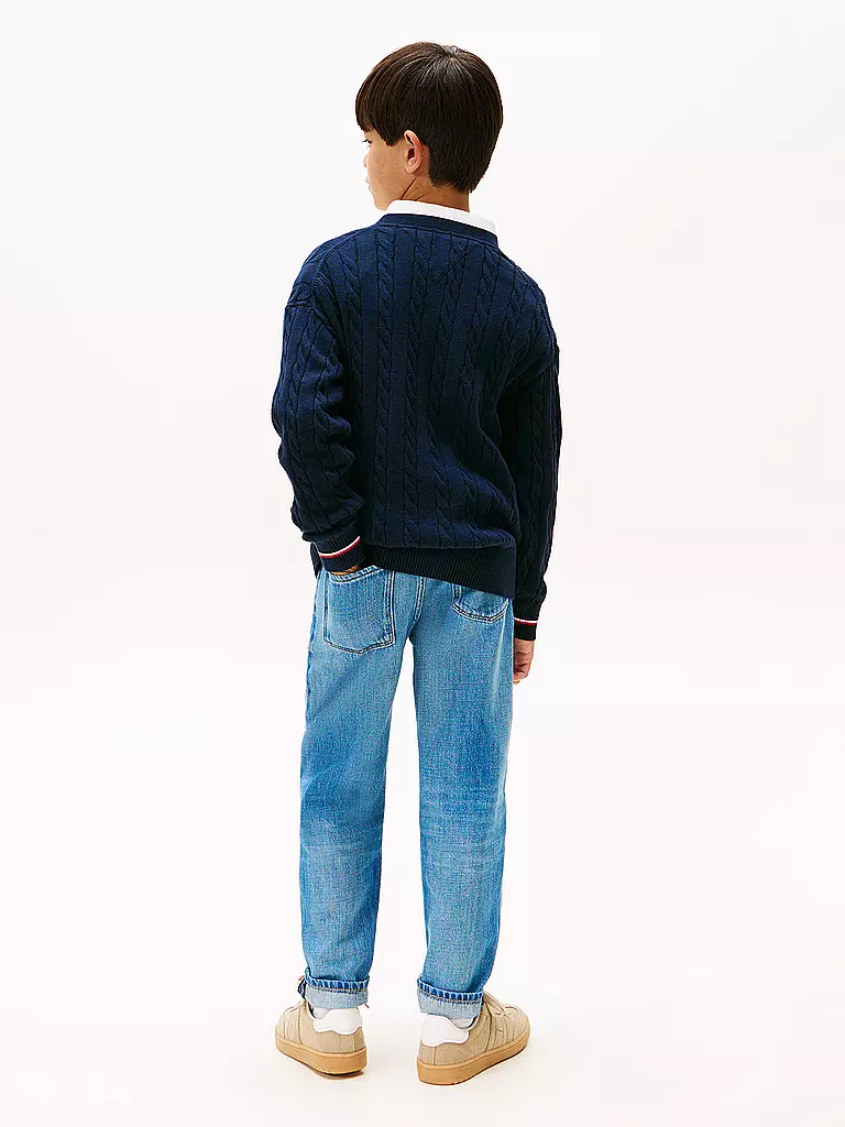TOMMY HILFIGER | Jungen Strickjacke | dunkelblau