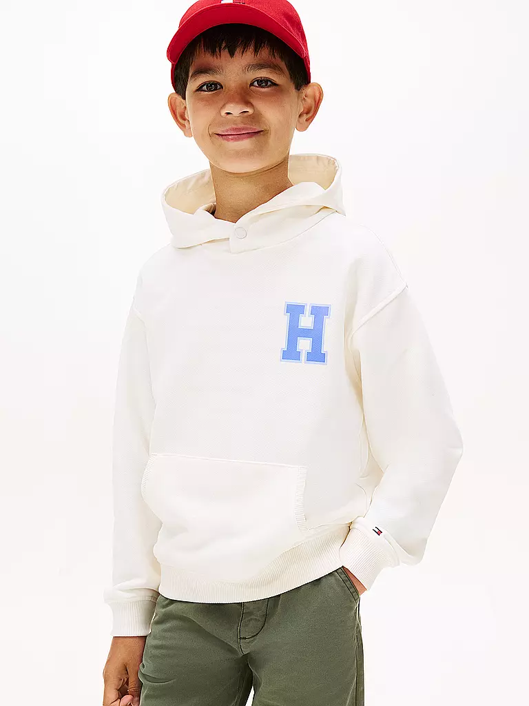 TOMMY HILFIGER | Jungen Sweater | weiss