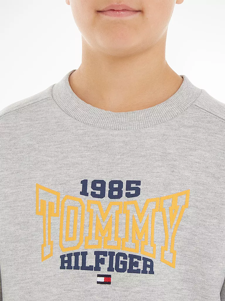 TOMMY HILFIGER | Jungen Sweater | hellgrau