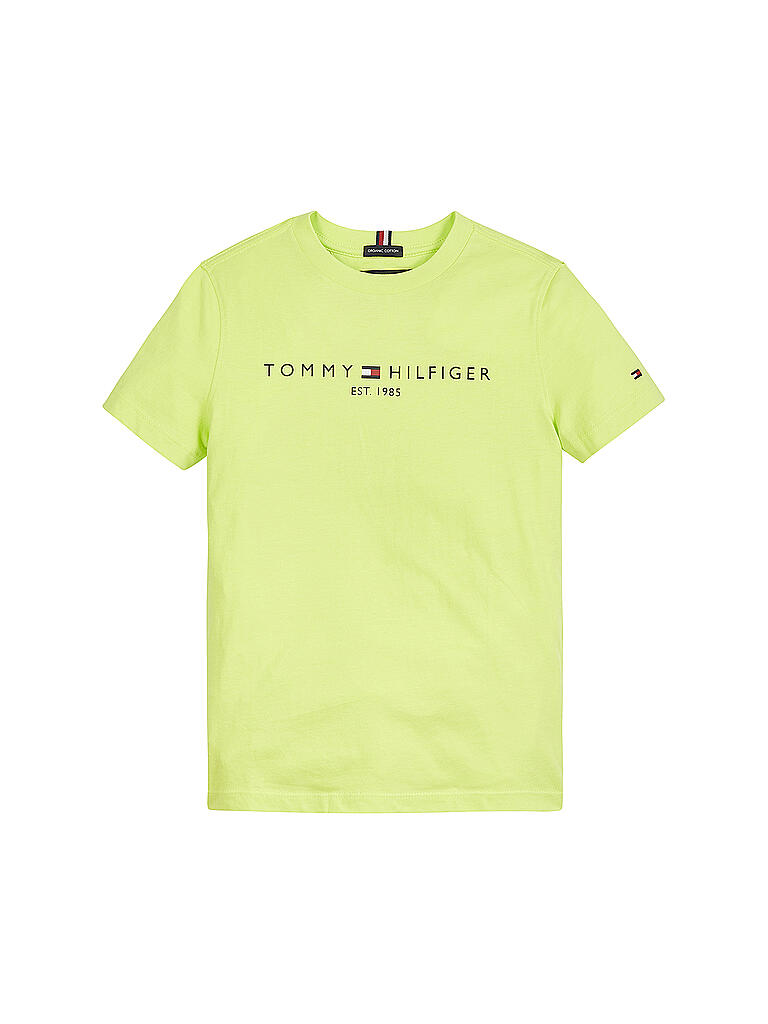 TOMMY HILFIGER | Jungen T-Shirt Logo Essential | gelb