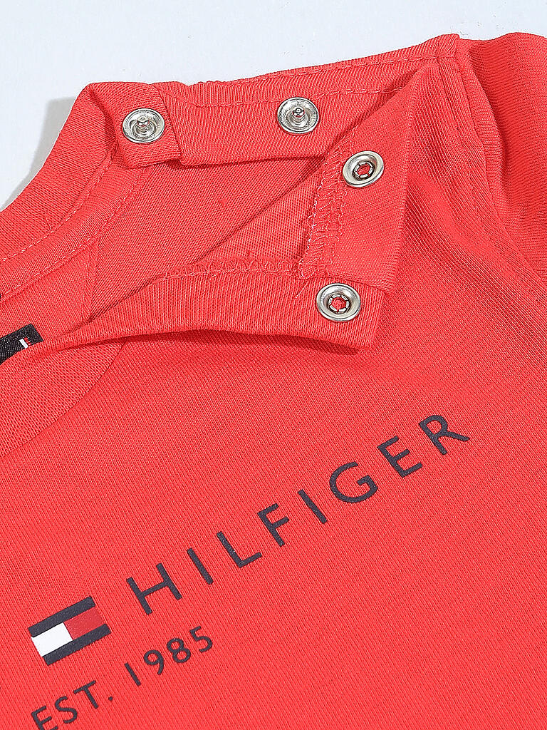 TOMMY HILFIGER | Jungen T-Shirt Logo Essential | rot