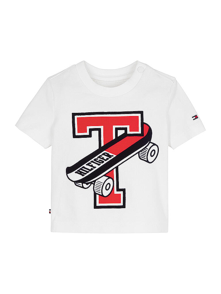 TOMMY HILFIGER | Jungen T-Shirt Skateboard | weiß
