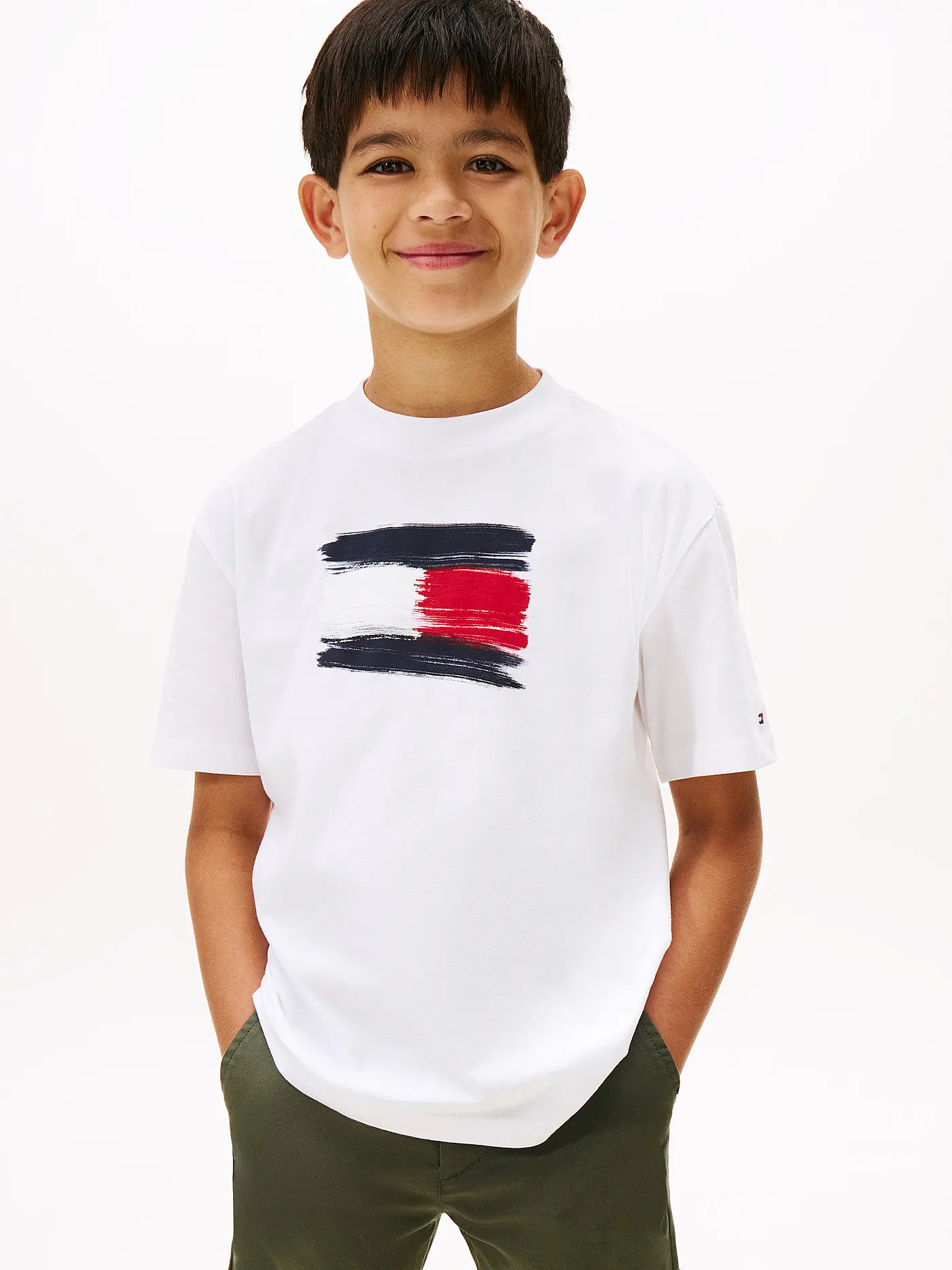 TOMMY HILFIGER | Jungen T-Shirt | weiss