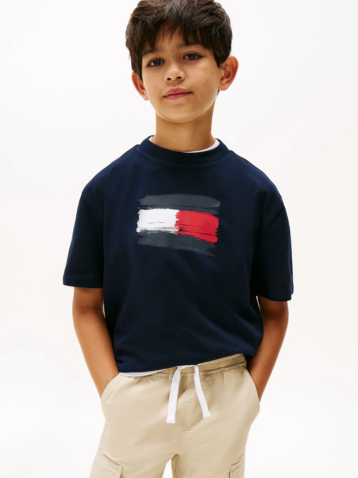 TOMMY HILFIGER | Jungen T-Shirt | dunkelblau