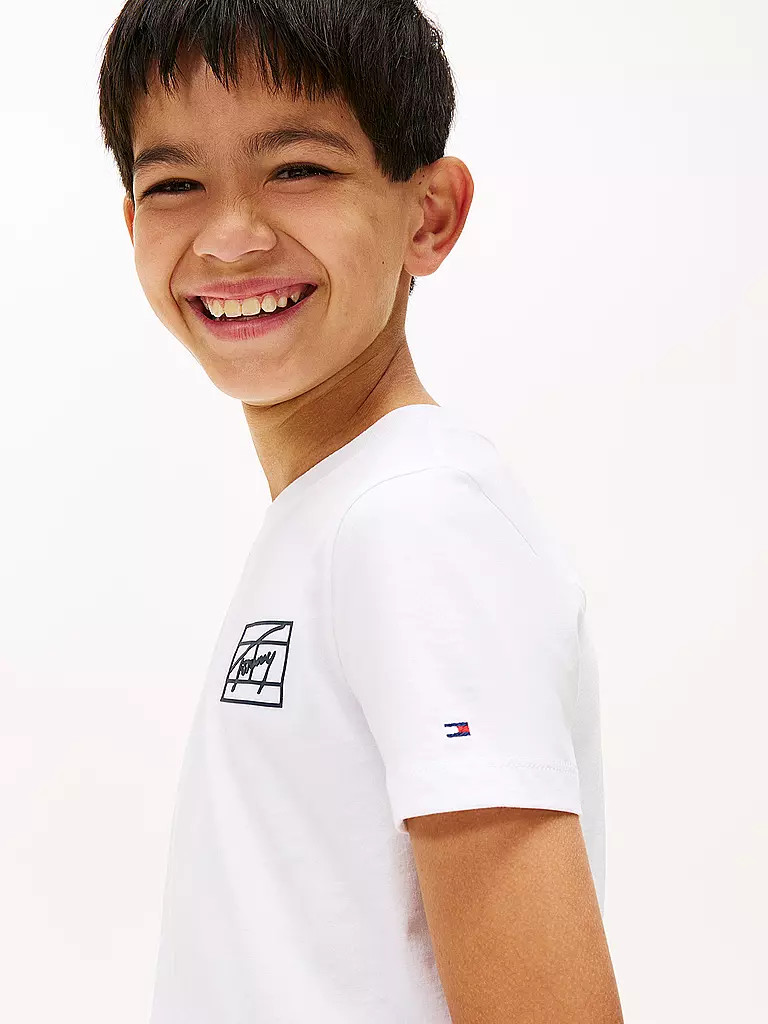 TOMMY HILFIGER | Jungen T-Shirt | weiss