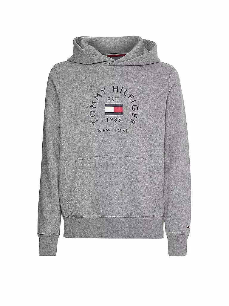 TOMMY HILFIGER | Kapuzenpullover - Hoodie | grau
