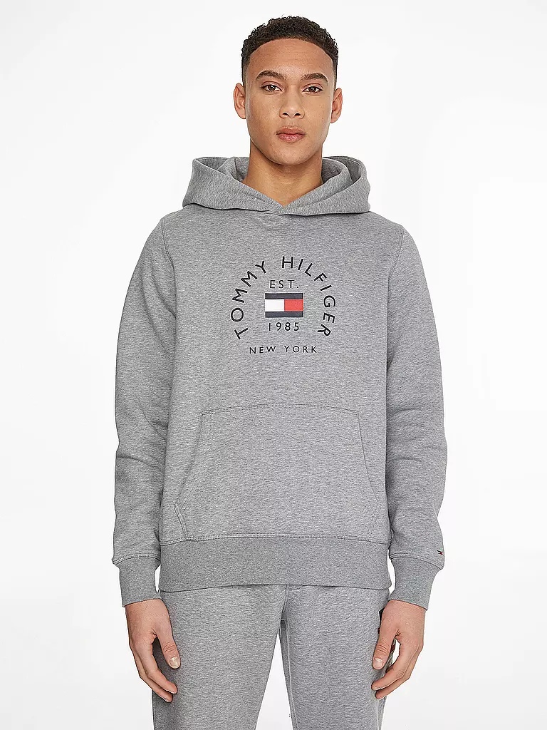 TOMMY HILFIGER | Kapuzenpullover - Hoodie | grau