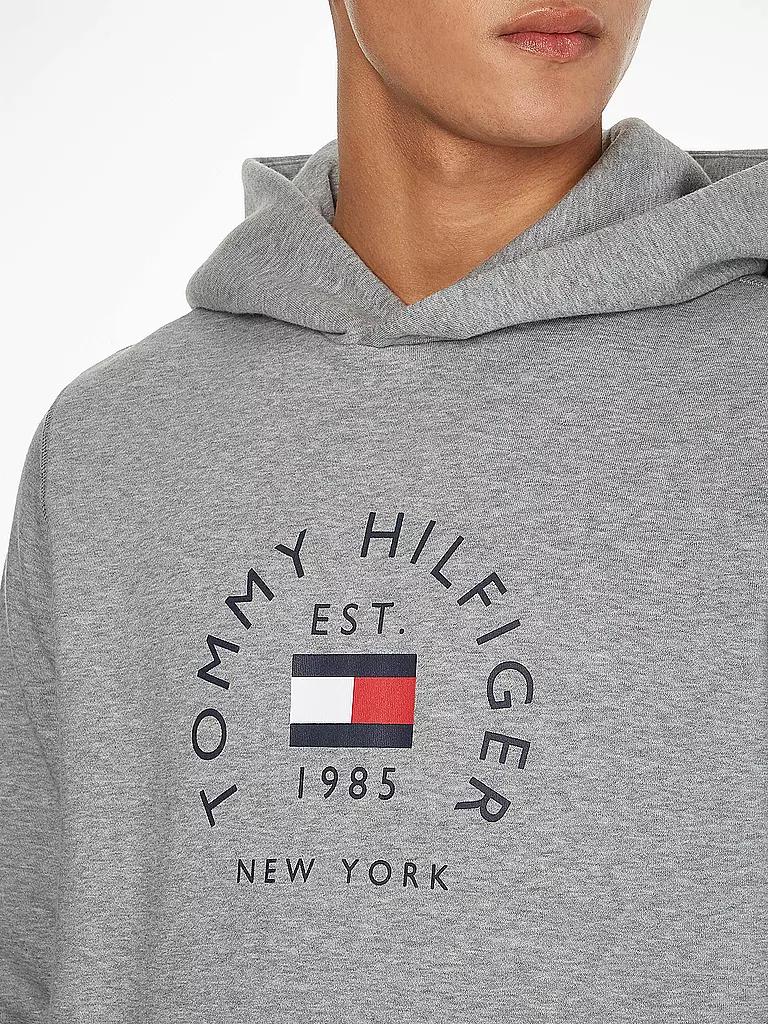TOMMY HILFIGER | Kapuzenpullover - Hoodie | grau