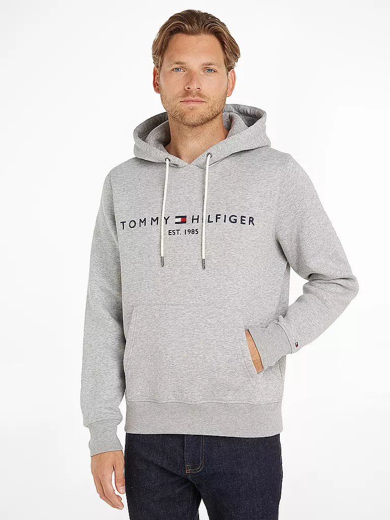 TOMMY HILFIGER | Kapuzensweater - Hoodie  | grau