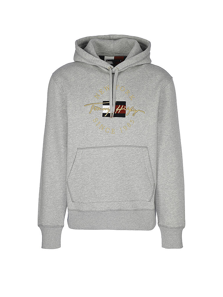 TOMMY HILFIGER | Kapuzensweater - Hoodie Icon | grau