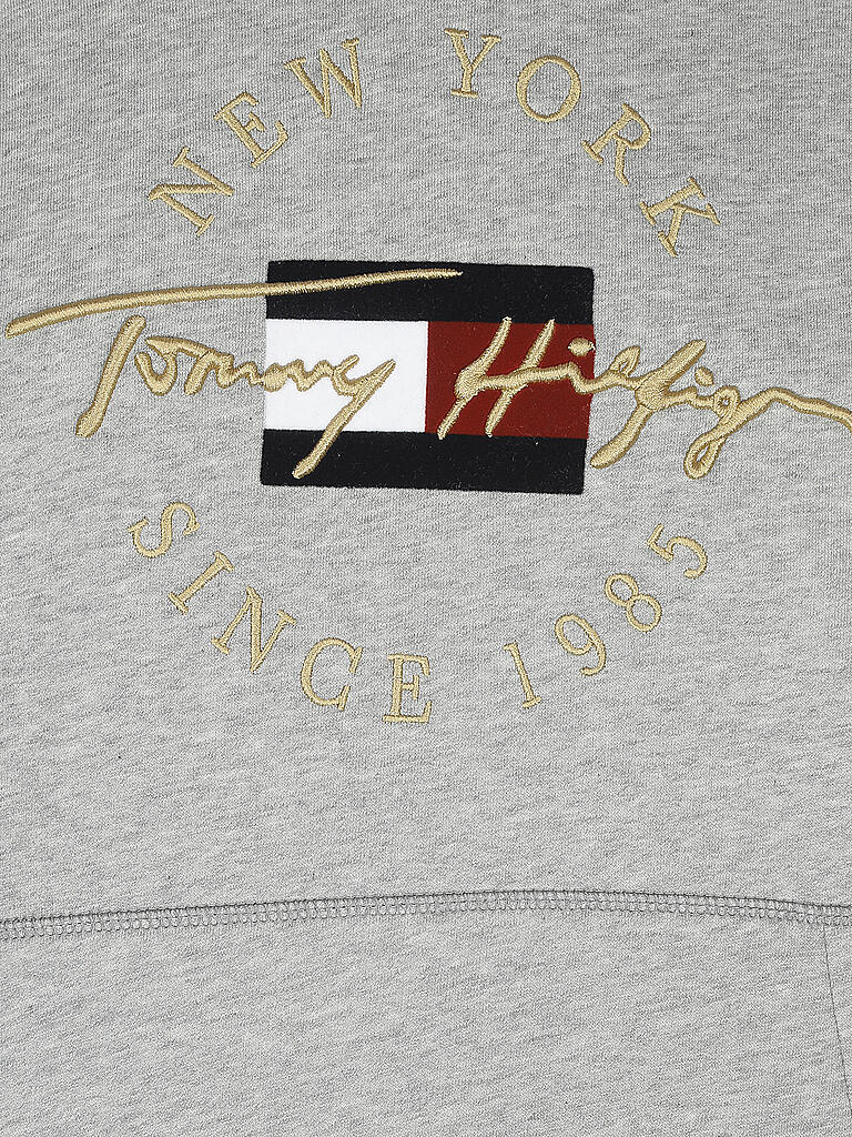 TOMMY HILFIGER | Kapuzensweater - Hoodie Icon | grau