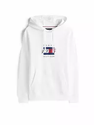 TOMMY HILFIGER | Kapuzensweater - Hoodie | weiss