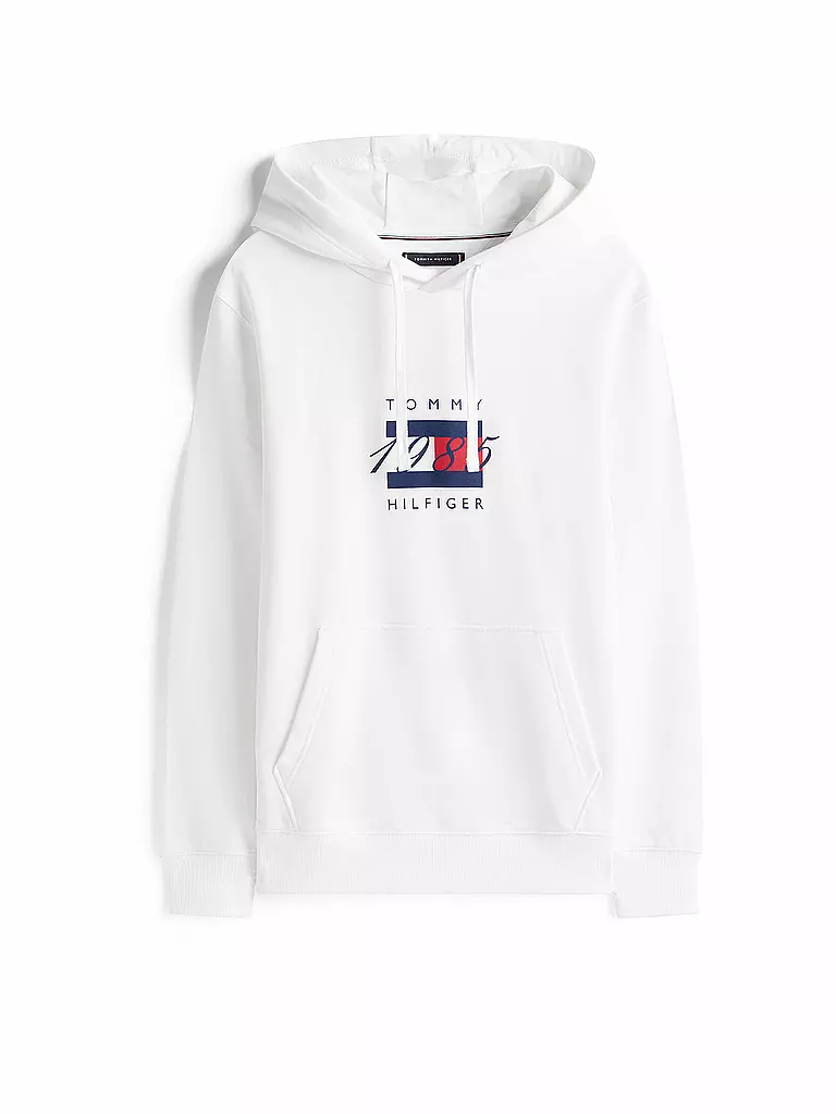 TOMMY HILFIGER | Kapuzensweater - Hoodie | weiss