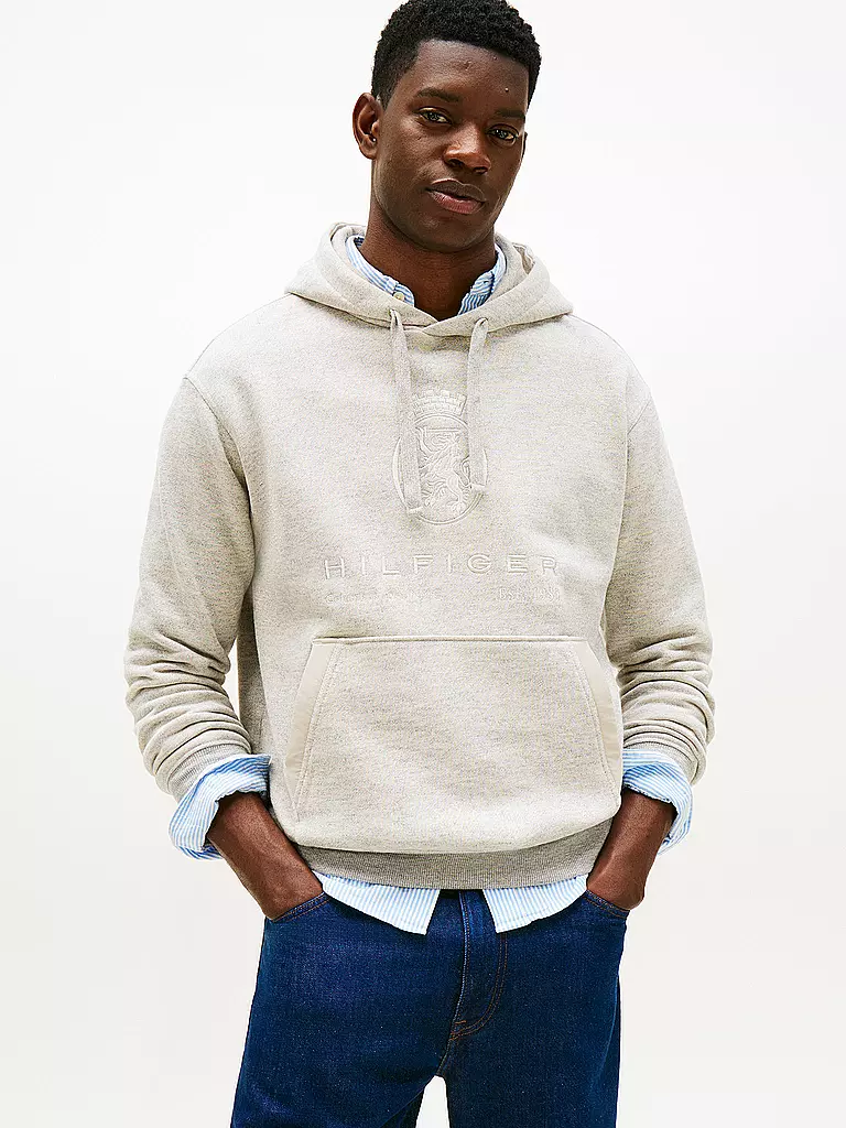 TOMMY HILFIGER | Kapuzensweater - Hoodie | hellgrau