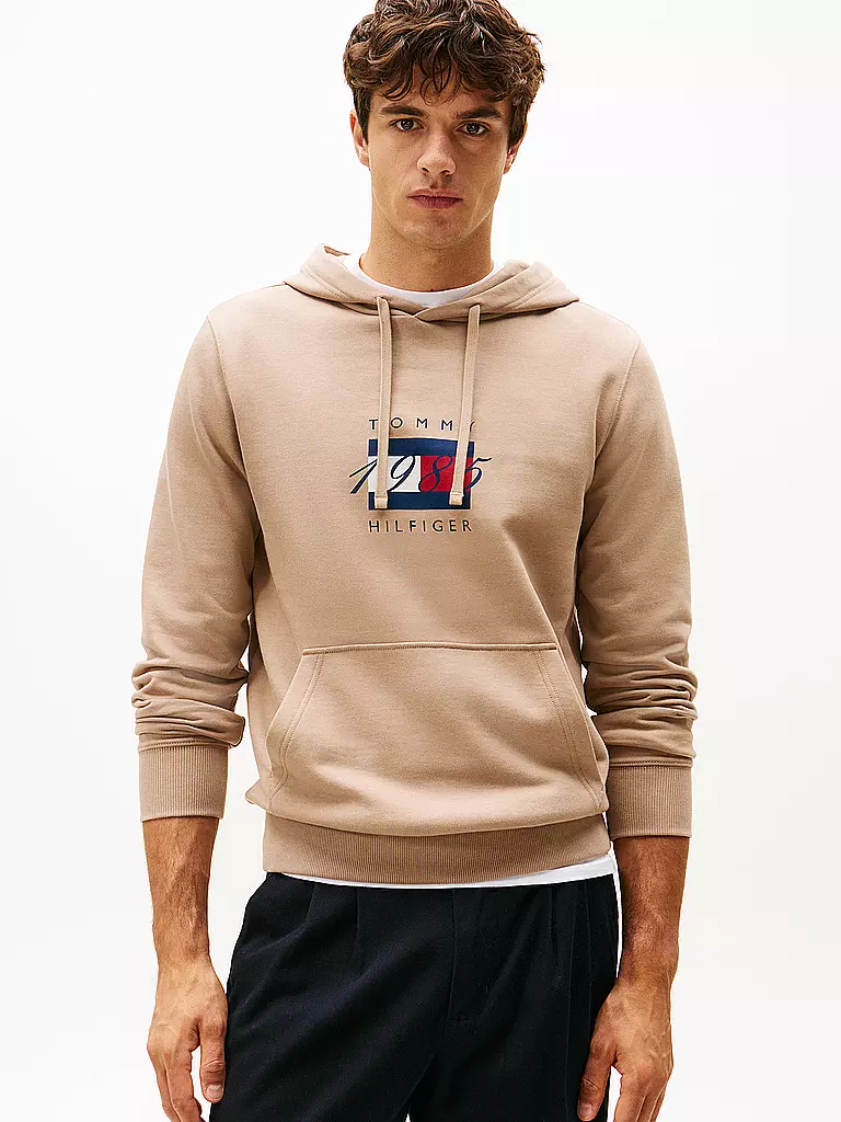 TOMMY HILFIGER | Kapuzensweater - Hoodie | beige
