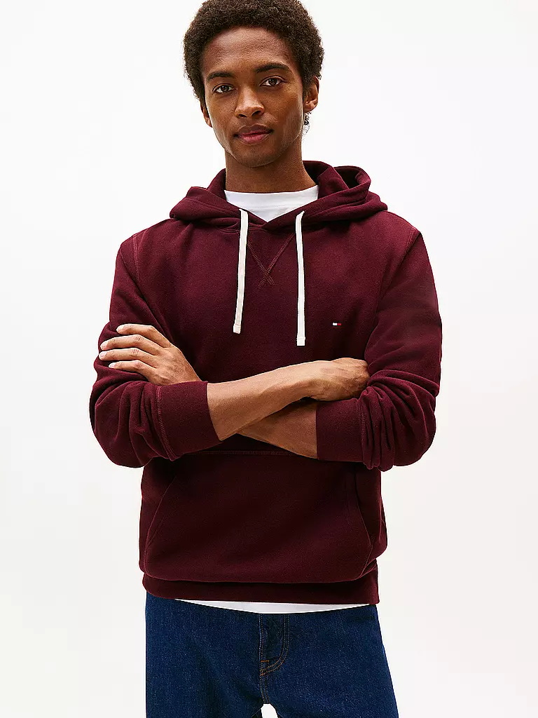TOMMY HILFIGER | Kapuzensweater - Hoodie | dunkelrot