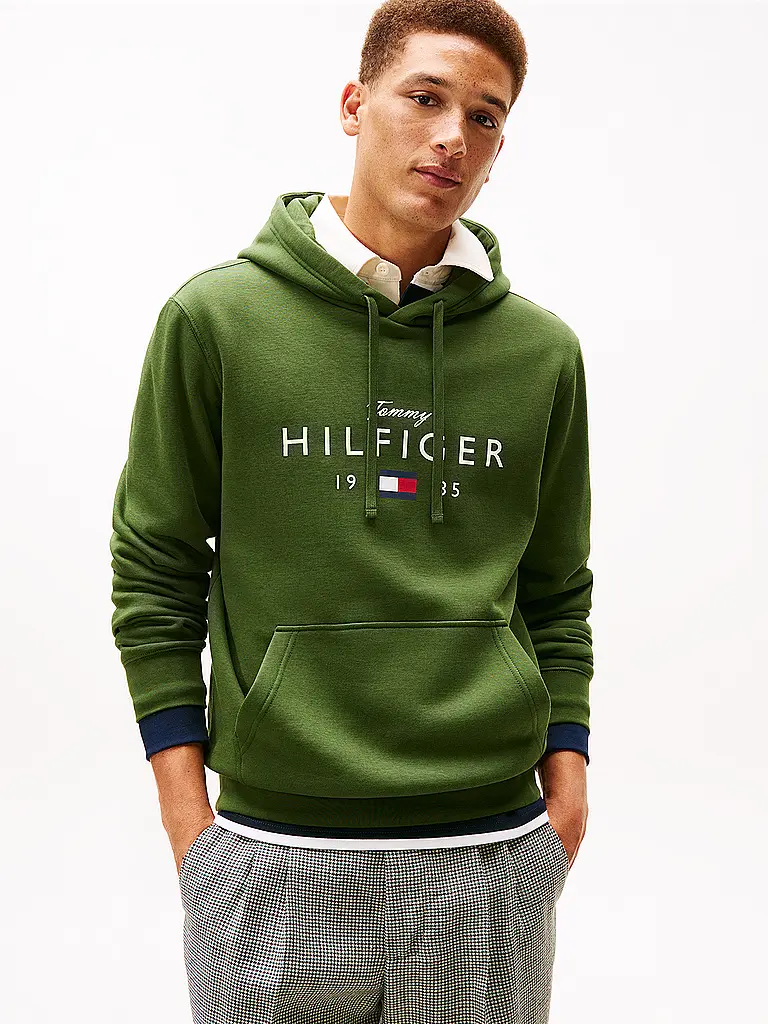 TOMMY HILFIGER | Kapuzensweater - Hoodie | Dunkelgrün