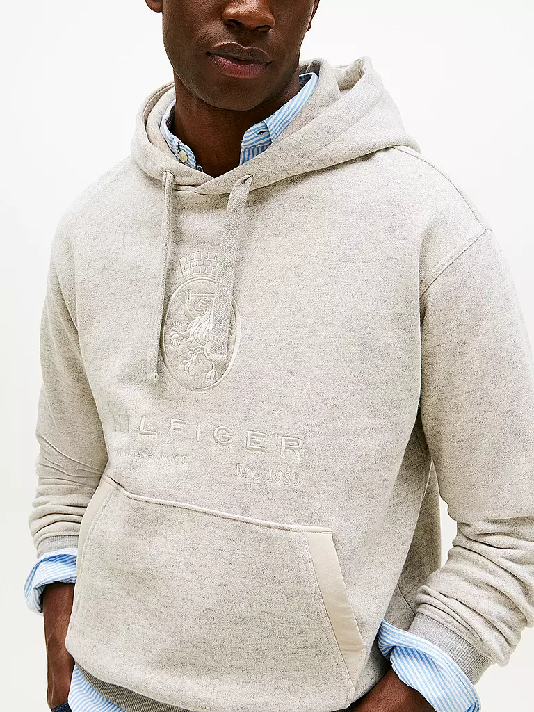 TOMMY HILFIGER | Kapuzensweater - Hoodie | hellgrau