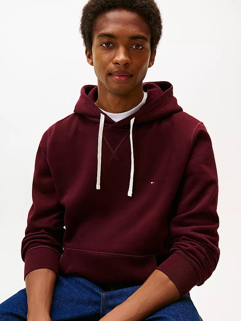 TOMMY HILFIGER | Kapuzensweater - Hoodie | dunkelrot