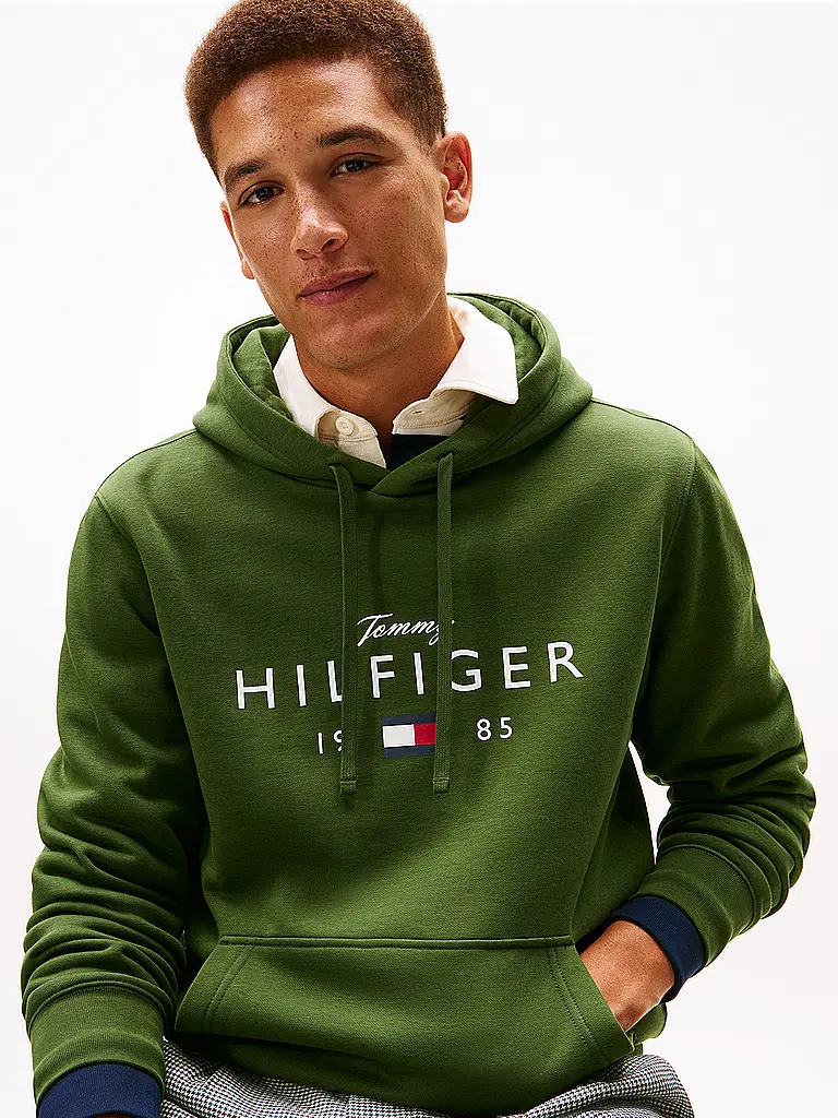 TOMMY HILFIGER | Kapuzensweater - Hoodie | Dunkelgrün