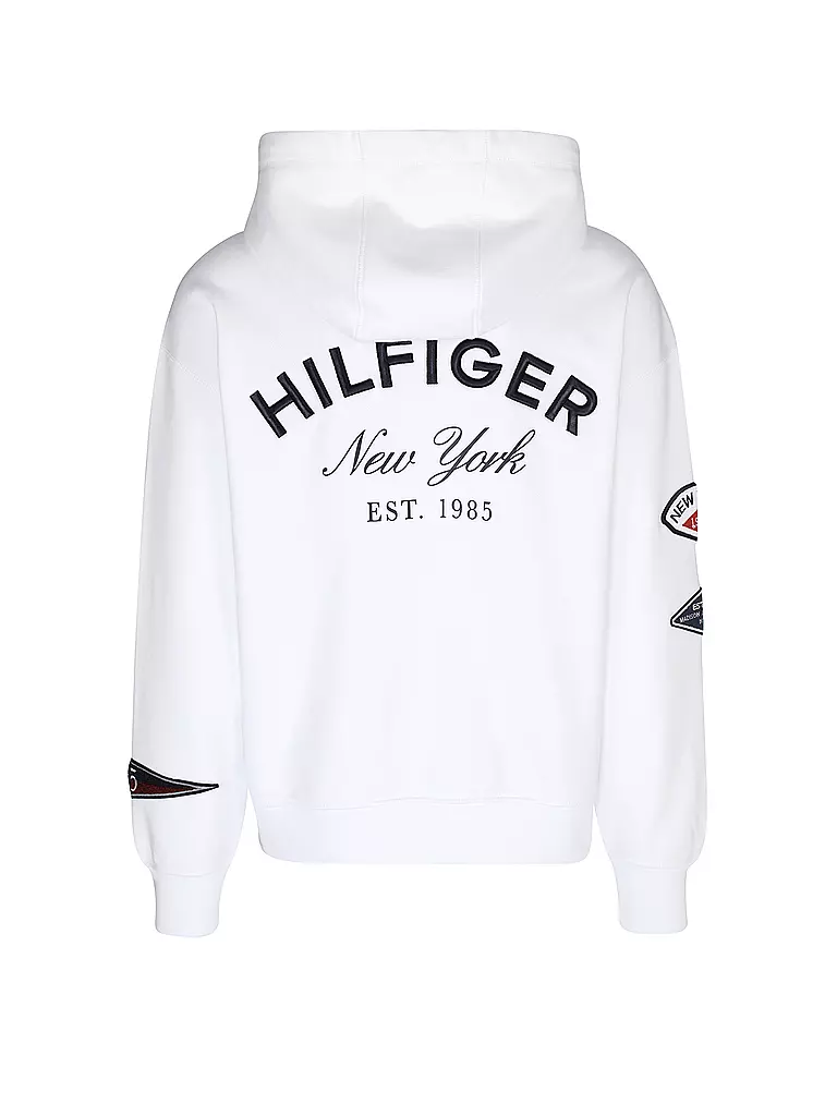 TOMMY HILFIGER | Kapuzenswetaer - Hoodie  | weiss