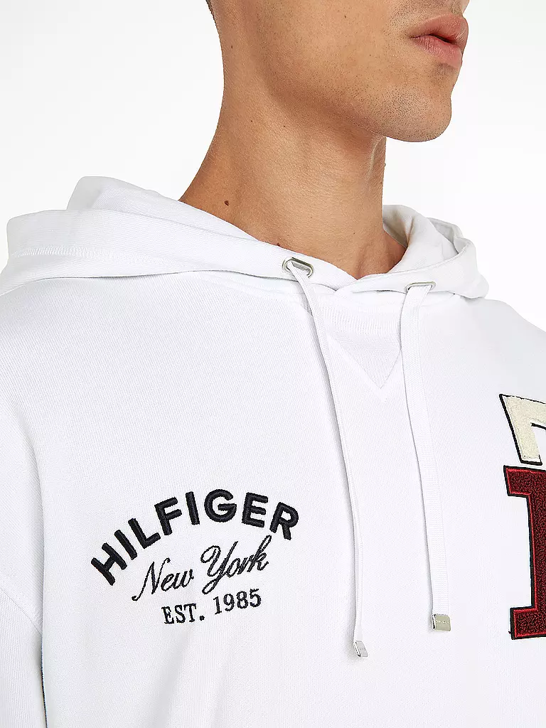 TOMMY HILFIGER | Kapuzenswetaer - Hoodie  | weiss