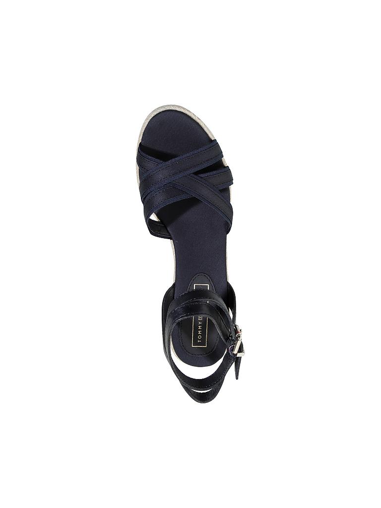 TOMMY HILFIGER | Keil-Sandaletten "Iconic Elba" | blau