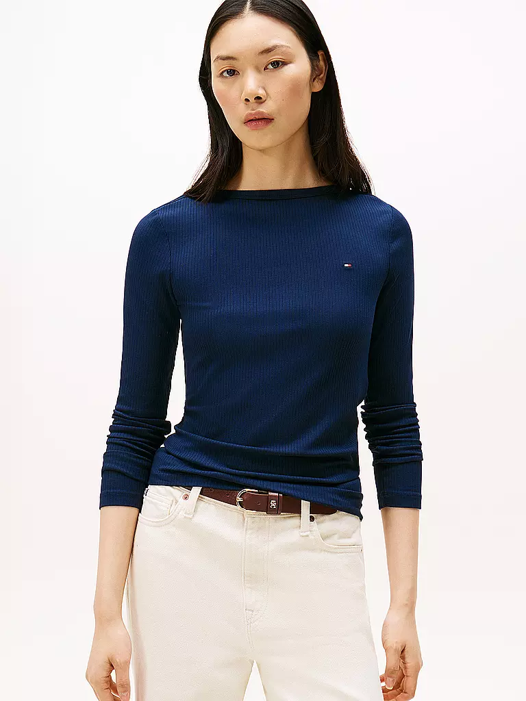 TOMMY HILFIGER | Langarmshirt | dunkelblau