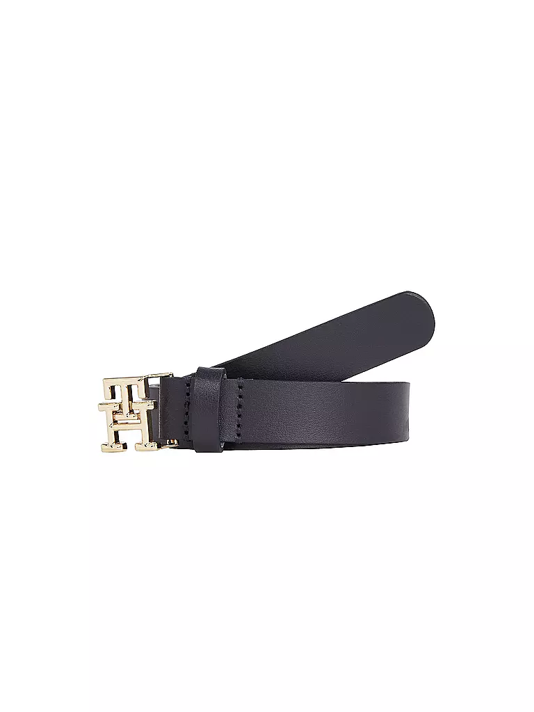 TOMMY HILFIGER | Ledergürtel | schwarz