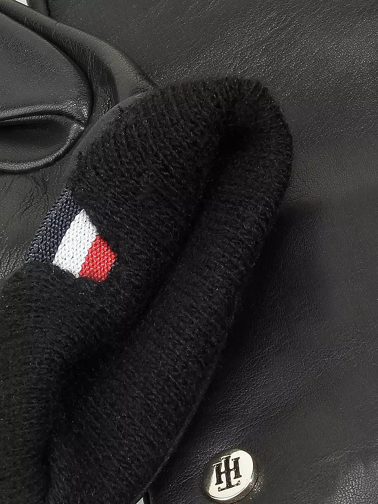 TOMMY HILFIGER | Lederhandschuhe | schwarz