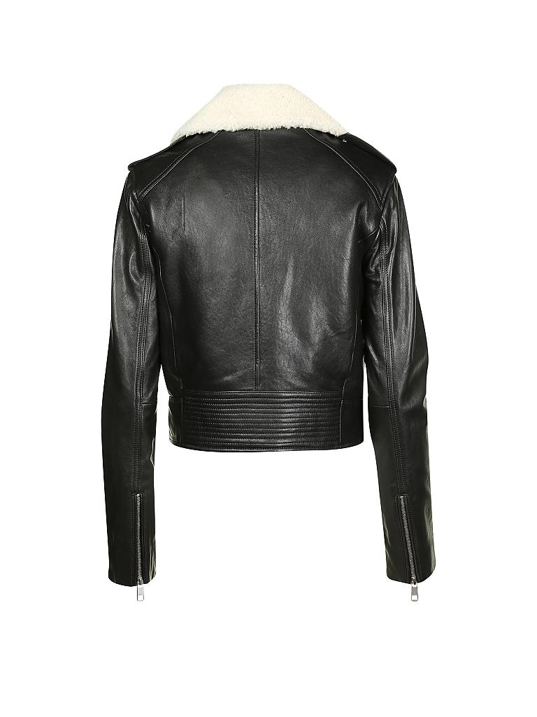 TOMMY HILFIGER | Lederjacke "Ginger" | schwarz