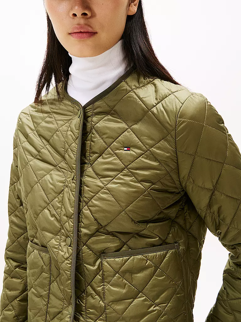 TOMMY HILFIGER | Leichtsteppjacke  | olive