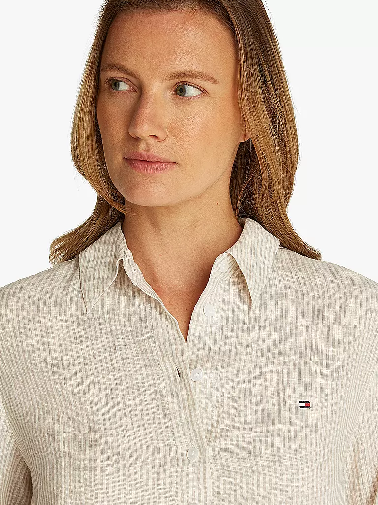 TOMMY HILFIGER | Leinenbluse | hellblau