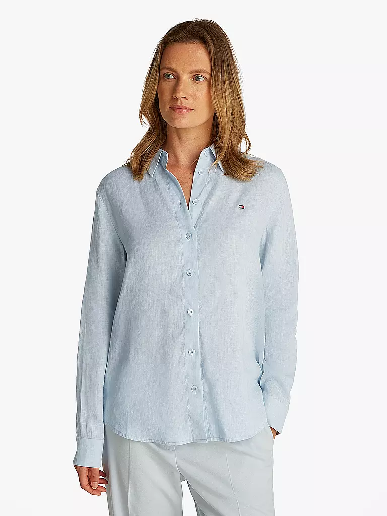 TOMMY HILFIGER | Leinenbluse | weiss