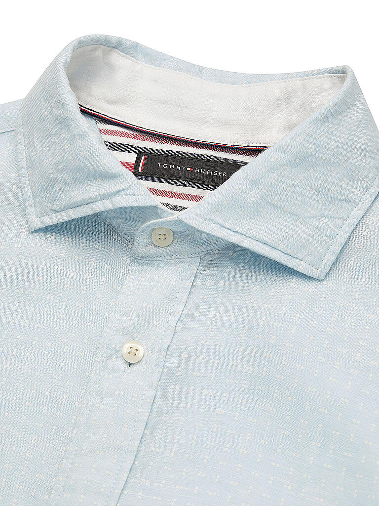 TOMMY HILFIGER | Leinenhemd Regular Fit  | blau