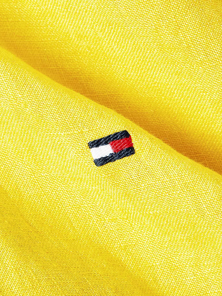 TOMMY HILFIGER | Leinenhemd Regular Fit | gelb