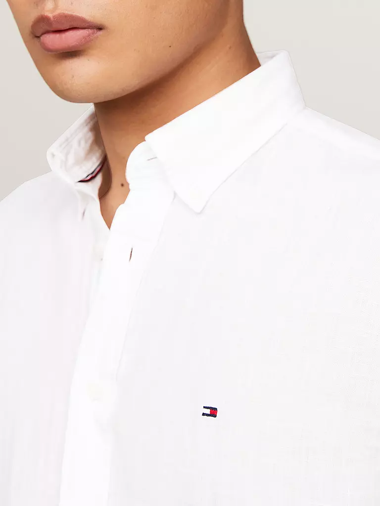 TOMMY HILFIGER | Leinenhemd Regular Fit | rosa