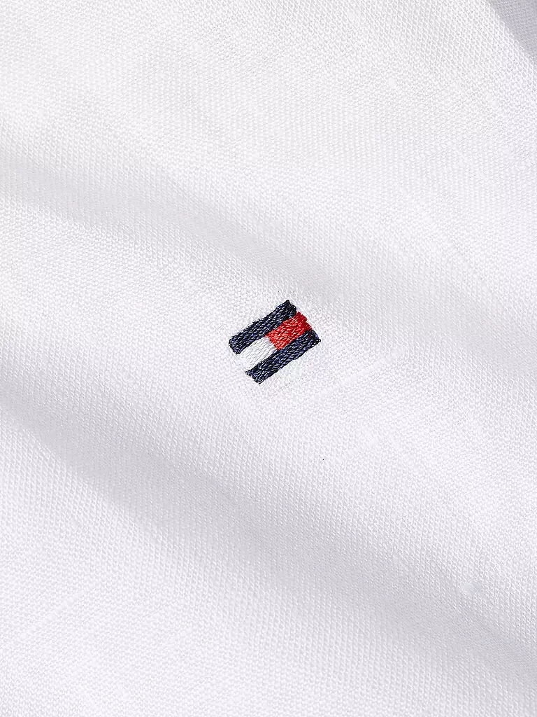 TOMMY HILFIGER | Leinenhemd | weiss