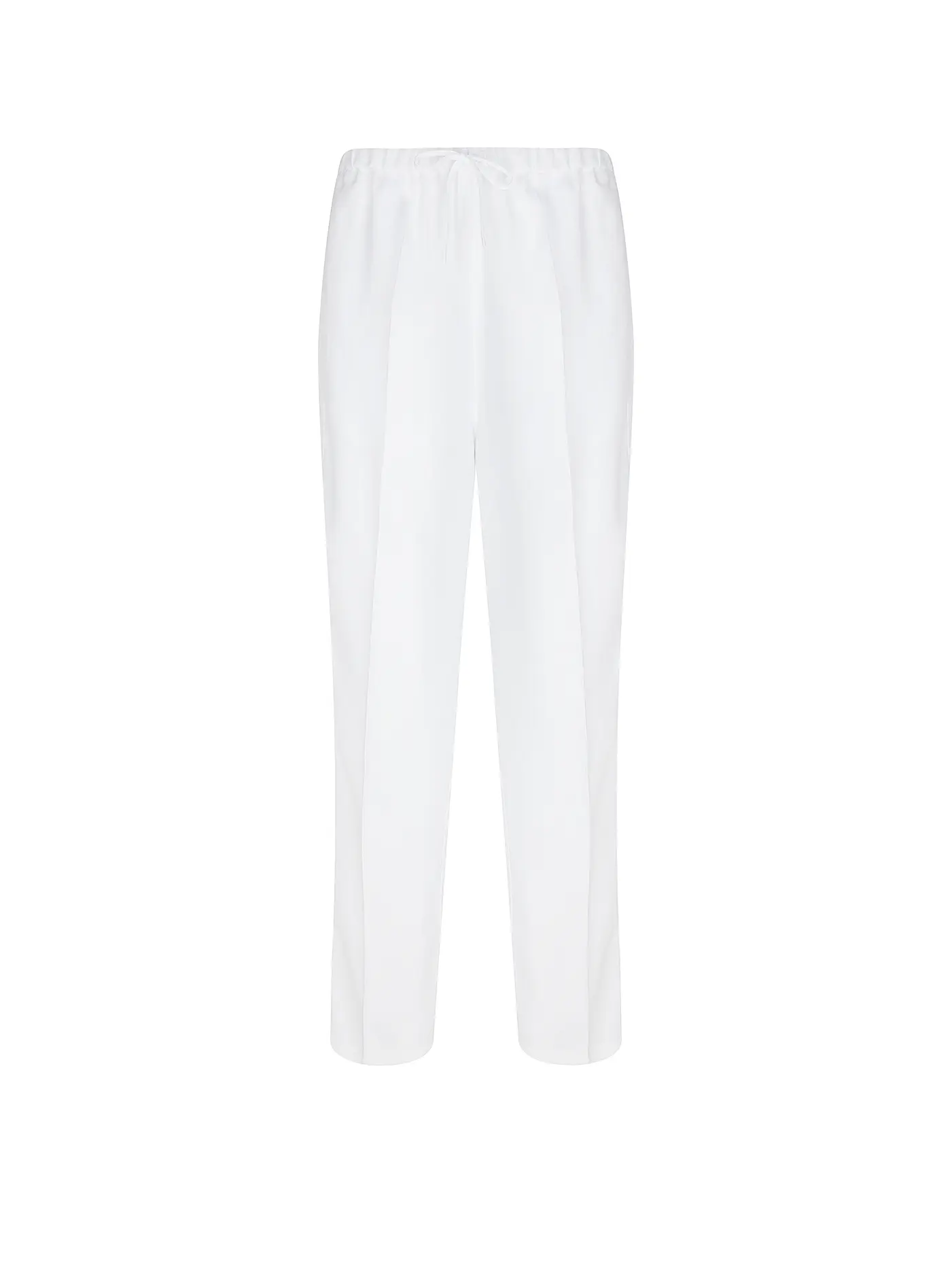 TOMMY HILFIGER | Leinenhose Jogging Fit | weiss