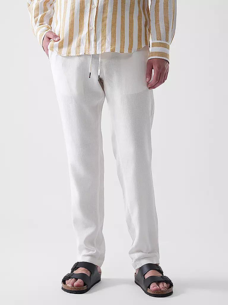 TOMMY HILFIGER | Leinenhose SORONA | hellblau