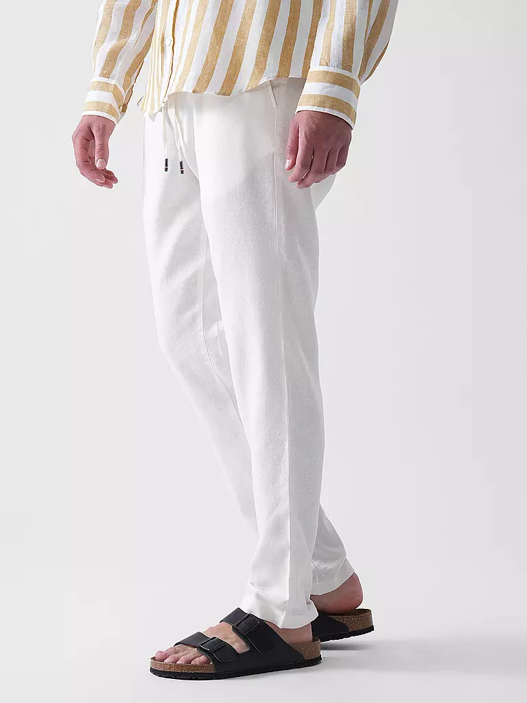 TOMMY HILFIGER | Leinenhose SORONA | hellblau