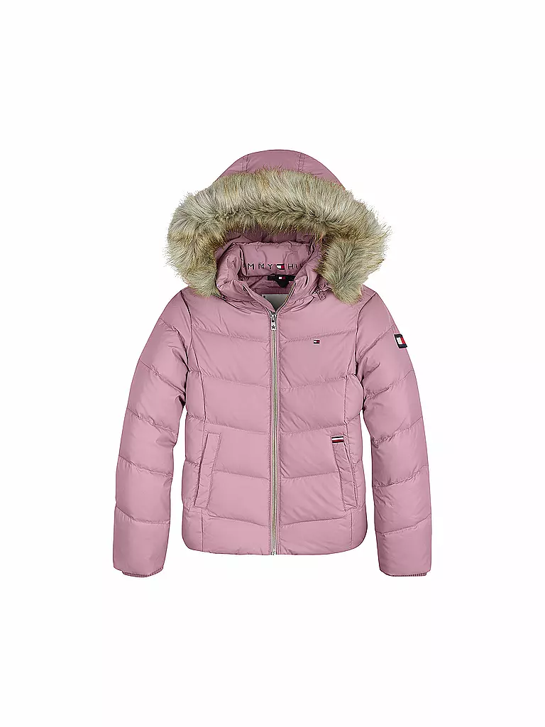 TOMMY HILFIGER | Mädchen Daunenjacke Essential  | rosa