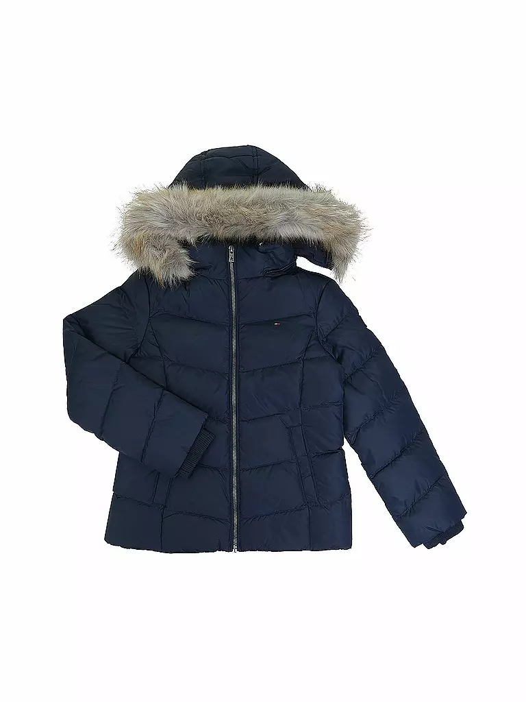 TOMMY HILFIGER | Mädchen Daunenjacke Essential  | blau