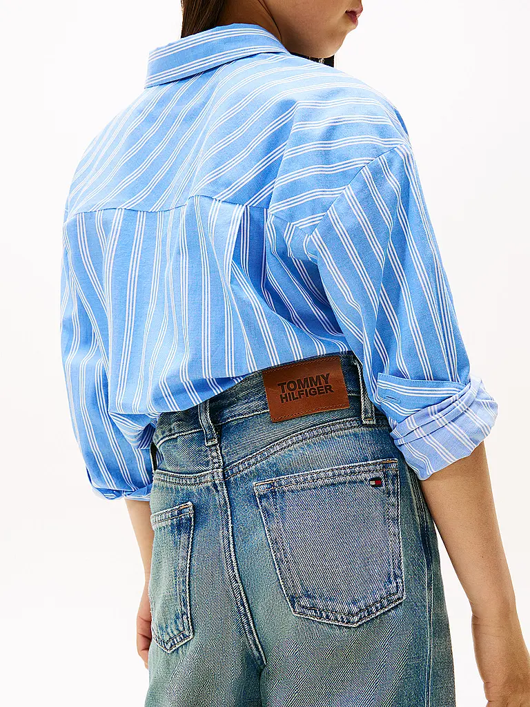 TOMMY HILFIGER | Mädchen Jeans Wide Fit  | Blau