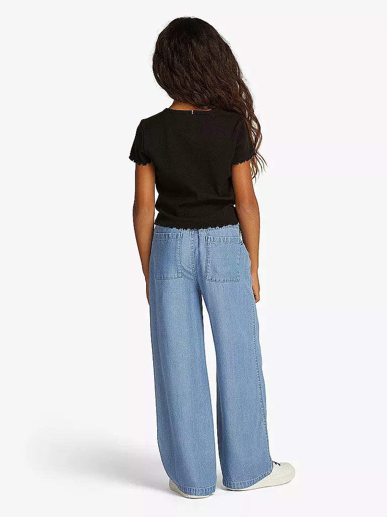 TOMMY HILFIGER | Mädchen Jeans Wide Fit | hellblau