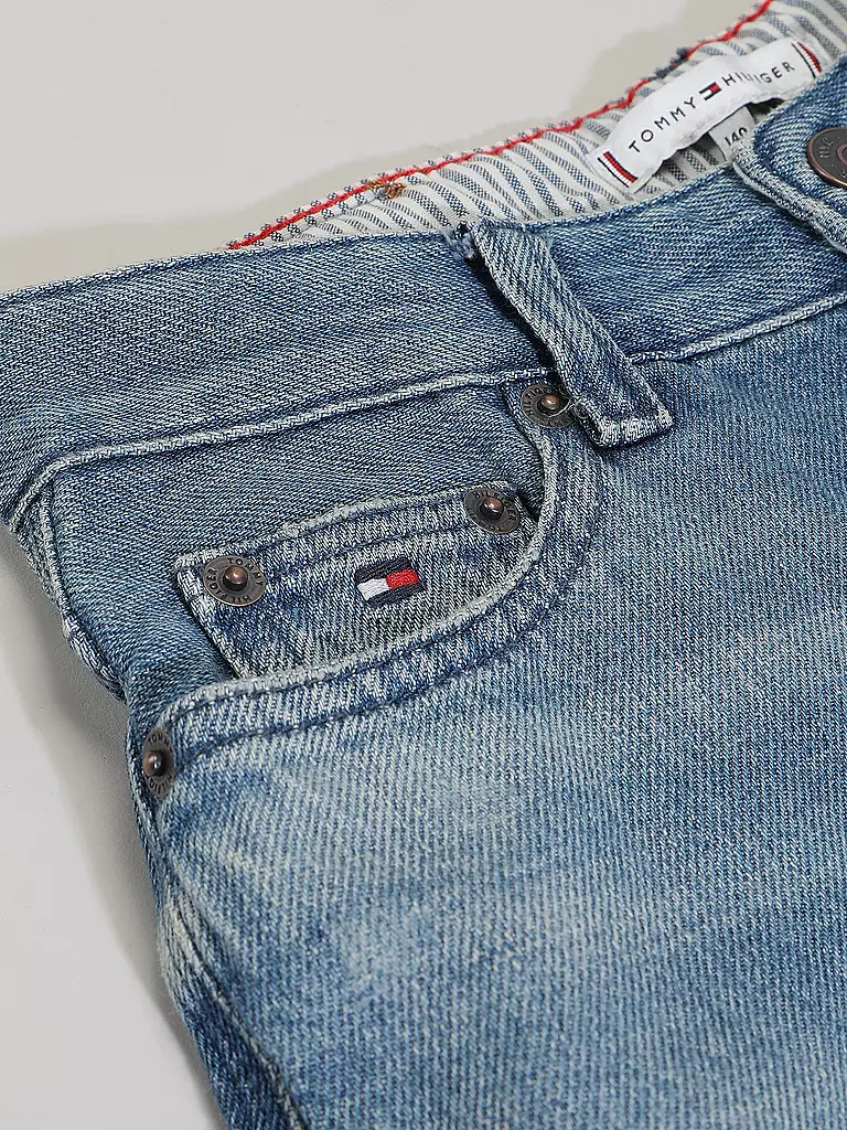 TOMMY HILFIGER | Mädchen Jeans Wide Fit | blau